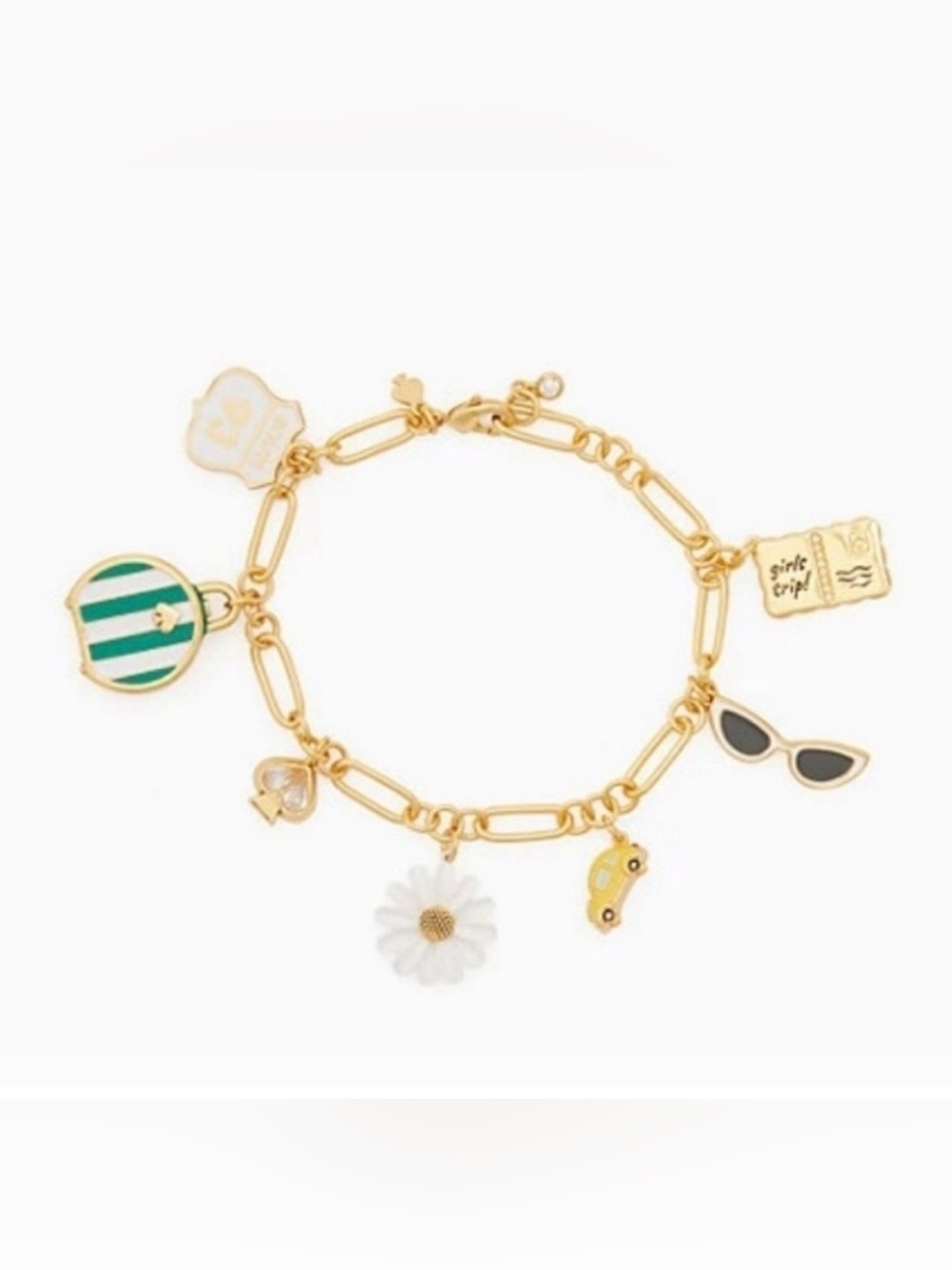 $148 Kate Spade away we go Charm Bracelet NWT - Picture 1 of 8